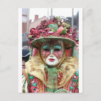 Cartão Postal Máscara Chinesa do ornamentado Porcelain