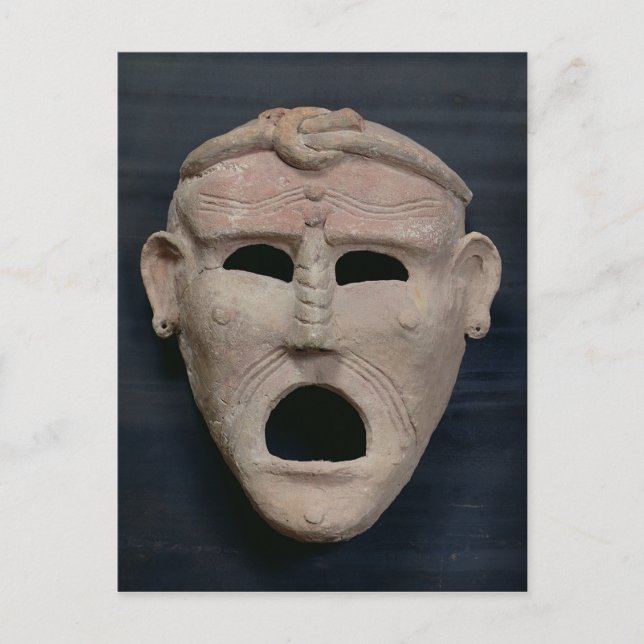 Cartão Postal Máscara de charme punic, século 3 a.C. (Frente)