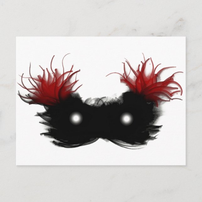 Cartão Postal Máscara do fantasma (Frente)