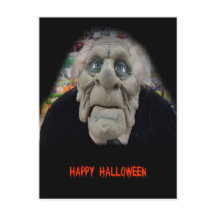 Máscara do Velho Homem em Fundo Negro