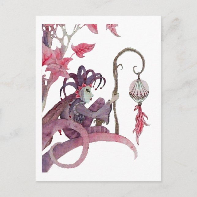 Cartão Postal Mascarada de meia-noite (Frente)