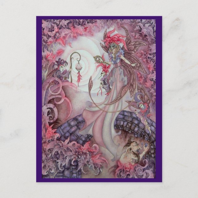 Cartão Postal Mascarada de meia-noite (Frente)