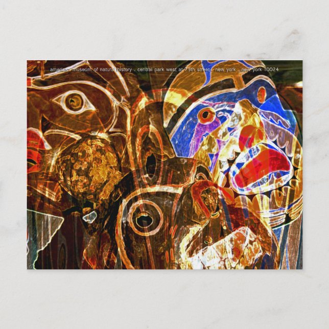 Cartão Postal máscaras (Frente)