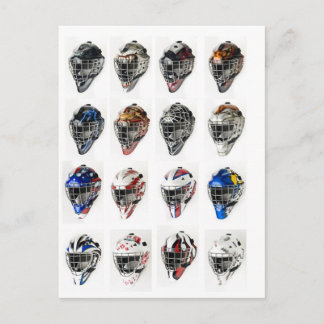 Cartão Postal Máscaras de Hóquei