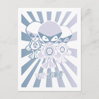 Cartão Postal Mascote de alienígena