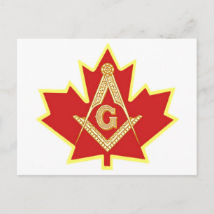 CARTÃO POSTAL MASON CANADIANO