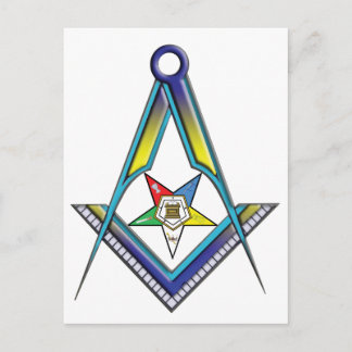 Cartão Postal Mason OES