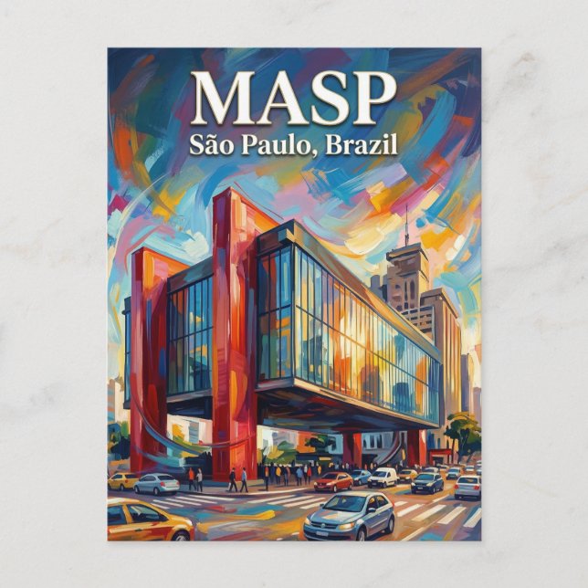 Cartão Postal MASP Brazil (Frente)