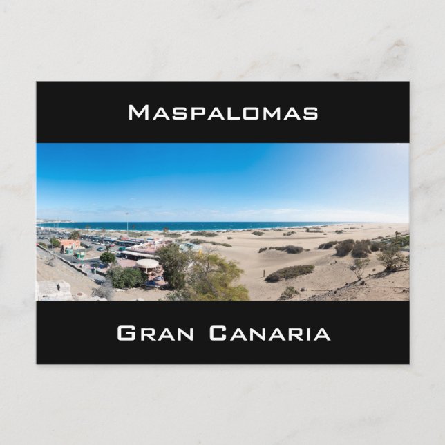 Cartão Postal Maspalomas Sands (Frente)
