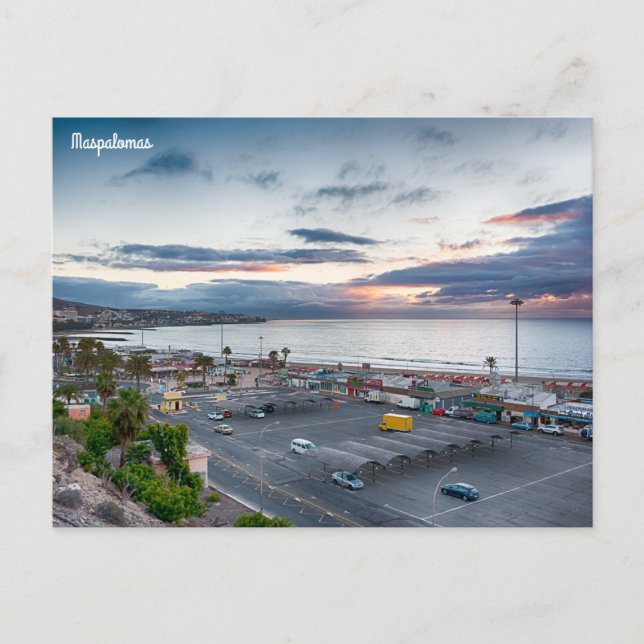 Cartão Postal Maspalomas Sunrise (Frente)