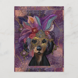 CARTÃO POSTAL MASQUERADE DOXIE  ARTE     