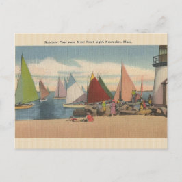 Cartão Postal Massa de Nantucket Vintage Cartão-postal de ponto 