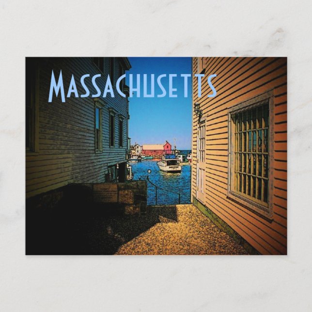Cartão postal Massachusetts (Frente)