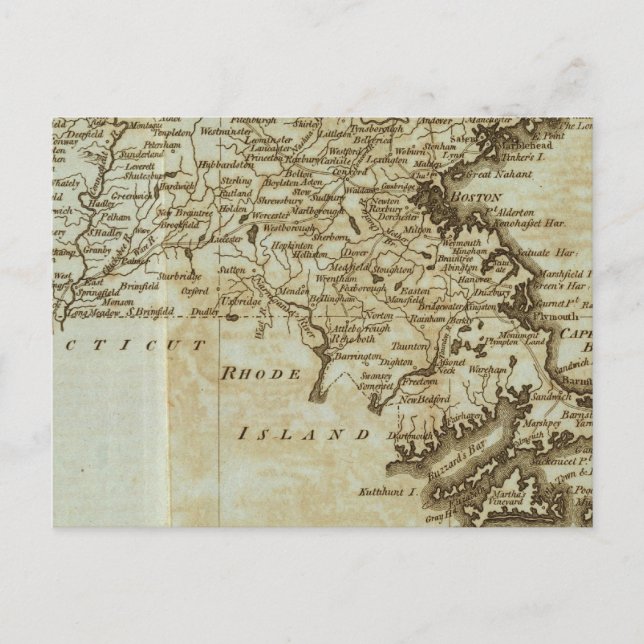 Cartão Postal Massachusetts (Frente)