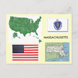 Cartão Postal Massachusetts, EUA