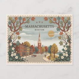 Cartão Postal Massachusetts Heritage