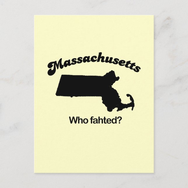 Cartão Postal Massachusetts Motto - Quem lutou? (Frente)