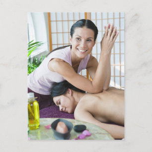 Cartão Postal Massagem no spa 2