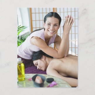 Cartão Postal Massagem no spa 2