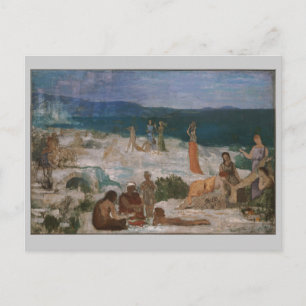 Cartão Postal Mássilia, Colônia Grega por Puvis de Chavannes
