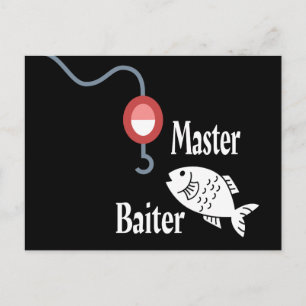 Cartão Postal Master Baiter Fisheries Funny