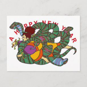 Cartão Postal Master of Cobra Newyear Card