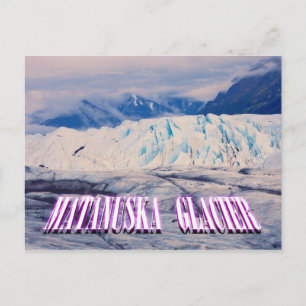 Cartão Postal Matanuska Glacier, Glacier Park, Alasca
