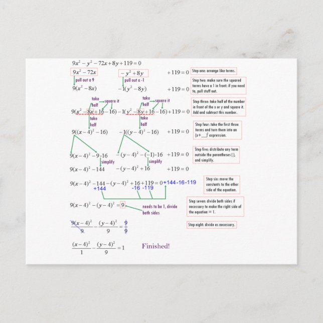 Cartão Postal Matemática (Frente)