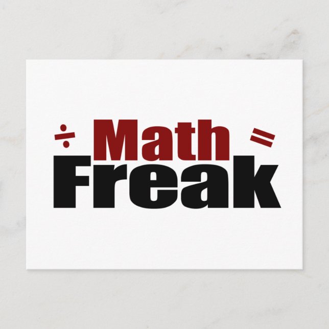 Cartão Postal Matemática (Frente)