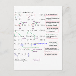 Cartão Postal Matemática