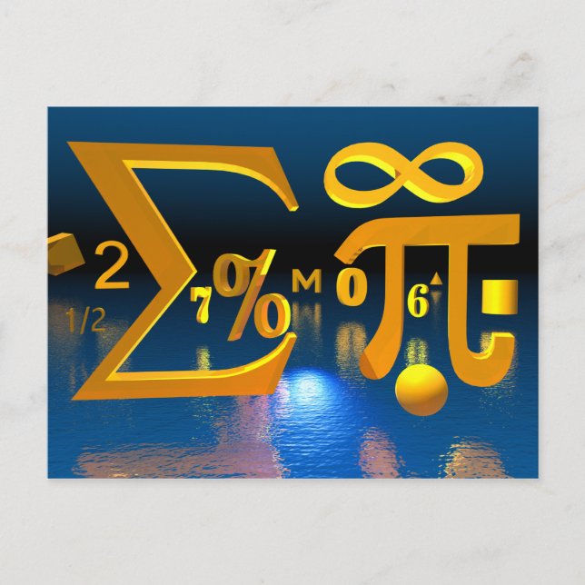 Cartão postal matemático (Frente)