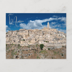 Cartão Postal Matera Basilicata Itália