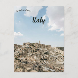 Cartão Postal Matera Itália