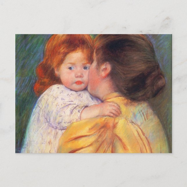 Cartão Postal Maternal Kiss, Mary Cassatt (Frente)