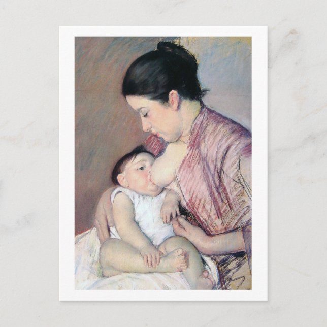 Cartão Postal Maternidade, Mary Cassatt (Frente)