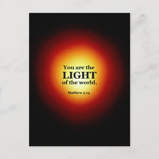 Cartão Postal Mateus 5:14