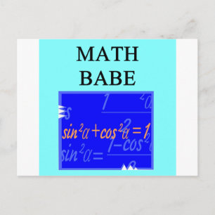 CARTÃO POSTAL MATH BABE