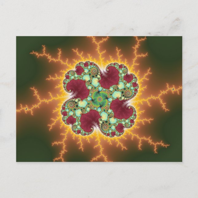 Cartão Postal Matilda 17 - Arte Fractal (Frente)