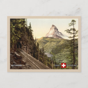 Cartão Postal Matterhorn Alpes Suíços Zermatt Suíça