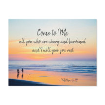 Matthew 11:28 Venha até mim todos que são Bíblias 