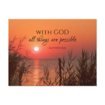 Matthew 19:26 Com Deus, todas as coisas são possív