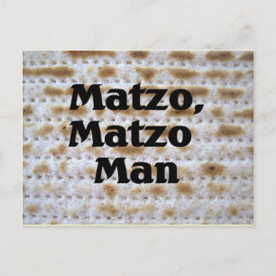 Cartão Postal Matzo, Matzo Man