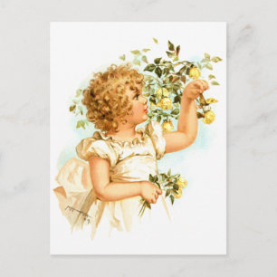 Cartão Postal Maud Humphrey: Criança Inglesa