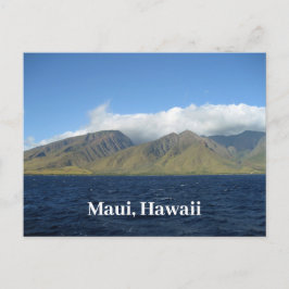 Cartão Postal Maui Hawaii Belas Montanhas Oceânicas
