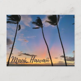 Cartão Postal Maui Hawaii Sunset