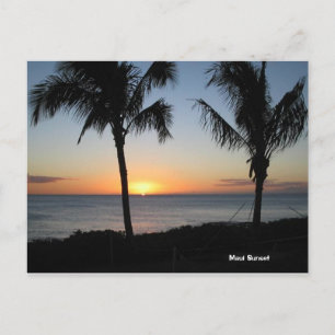 Cartão Postal Maui Sunset