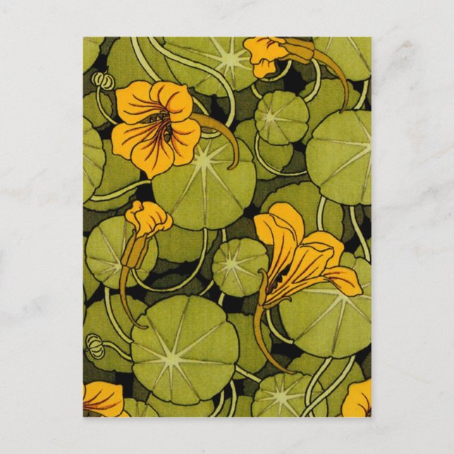 Cartão Postal Maurice Pillard ( dit Verneuil ) Arte Floral Nouve (Frente)