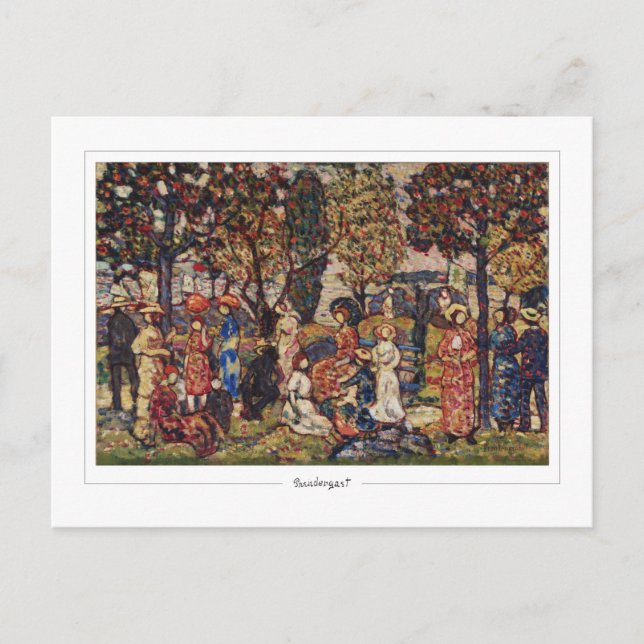 Cartão Postal Maurice Prendergast #16 - Cartão-postal de arte (Frente)