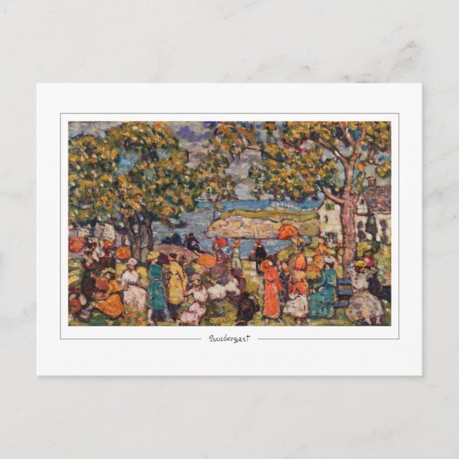 Cartão Postal Maurice Prendergast #18 - Cartão-postal de arte (Frente)