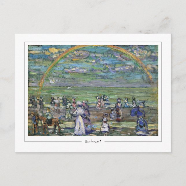 Cartão Postal Maurice Prendergast #382 - Cartão-postal de arte (Frente)